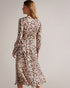 LUCEEYA-Dresses-You can always rely on LUCEEYA. Featuring an exclusive abstract print, flirty lace inserts and floaty blouson sleeves, this dress is pure romance and elegance. A striking statement piece, you'll make a big impression with this one in your wardrobe. Midi dress Abstract print Blouson sleeves Ladder lace inserts V-neck Zip fastening Roos is 5'11" / 1.80m and wears Dusky Pink in a Ted size 1- Ted Baker Romania